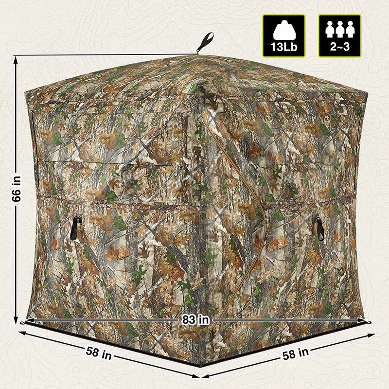 Hunting Blind See Through with Carrying Bag