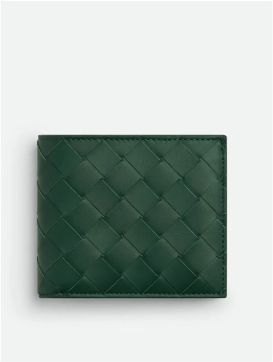 INTRECCIATO BI-FOLD WALLET WITH COIN PURSE