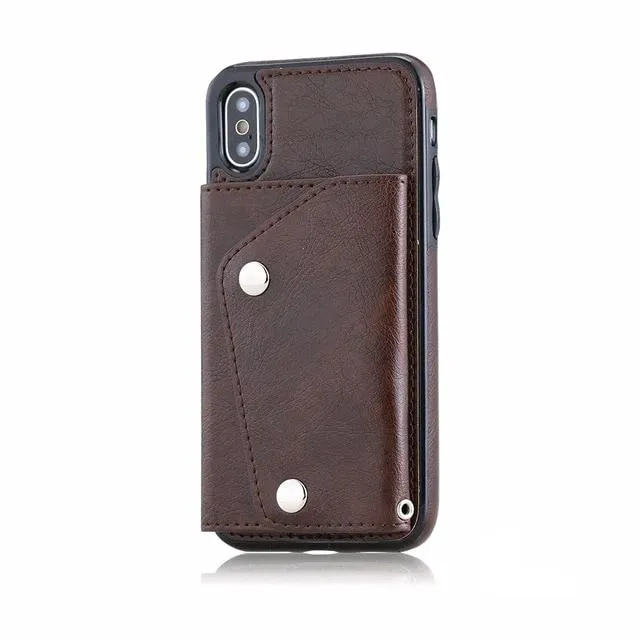 iPhone Leather Wallet Case