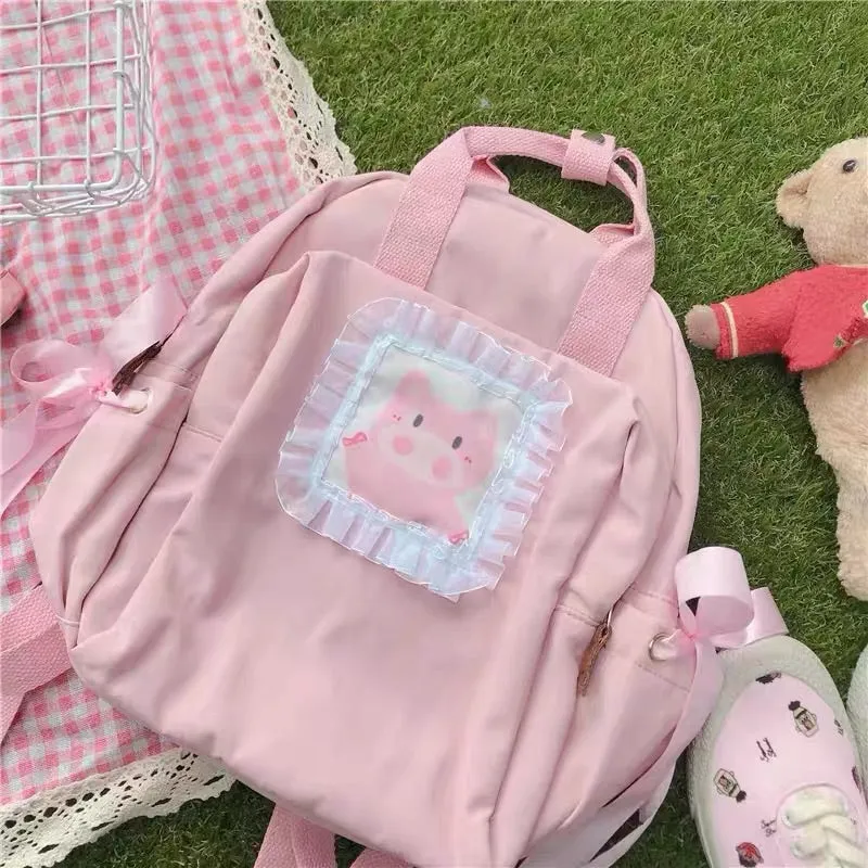 JAPANESE CUTE PIG PINK BACKPACK BY50402