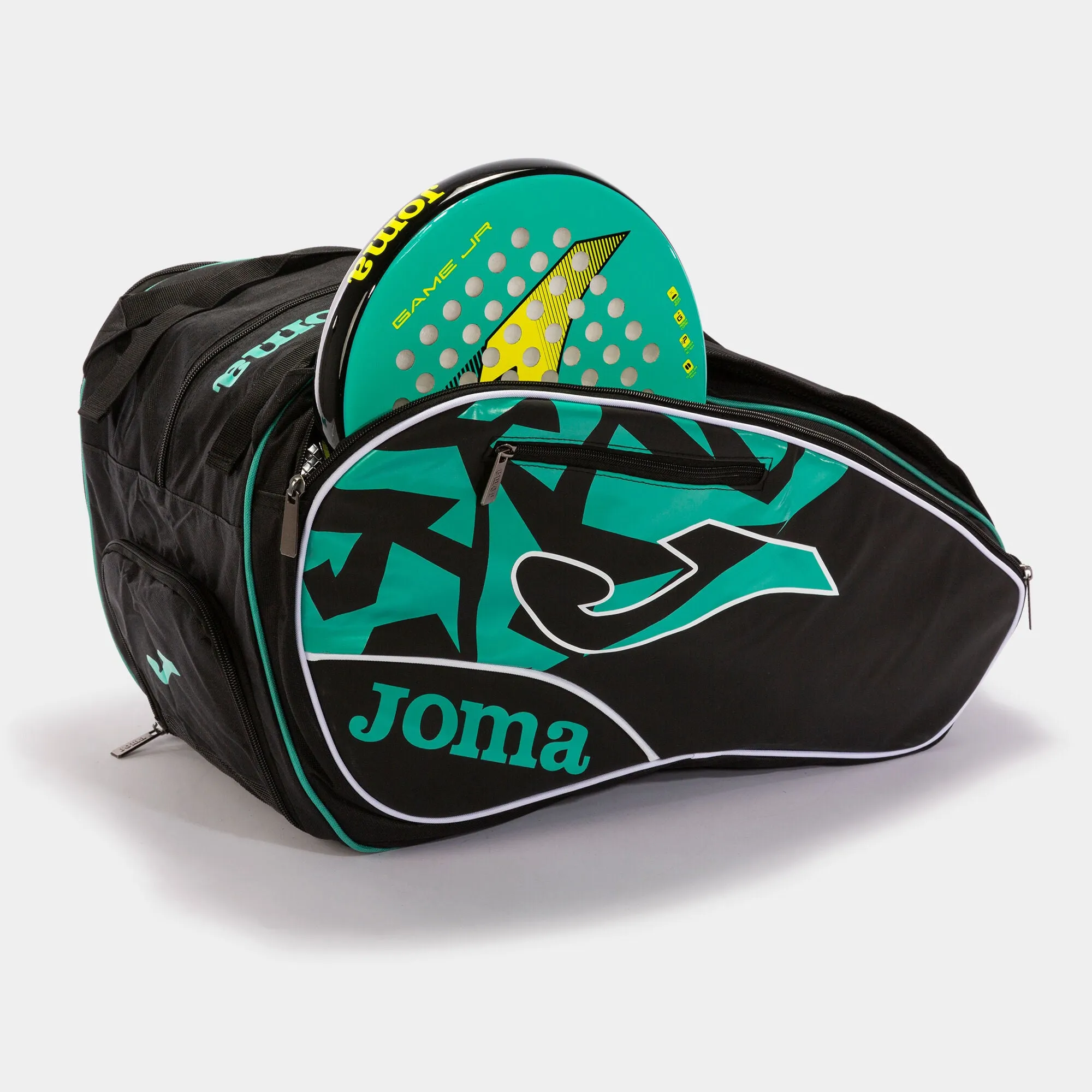 Joma Master Paddle Bag Black Turquoise