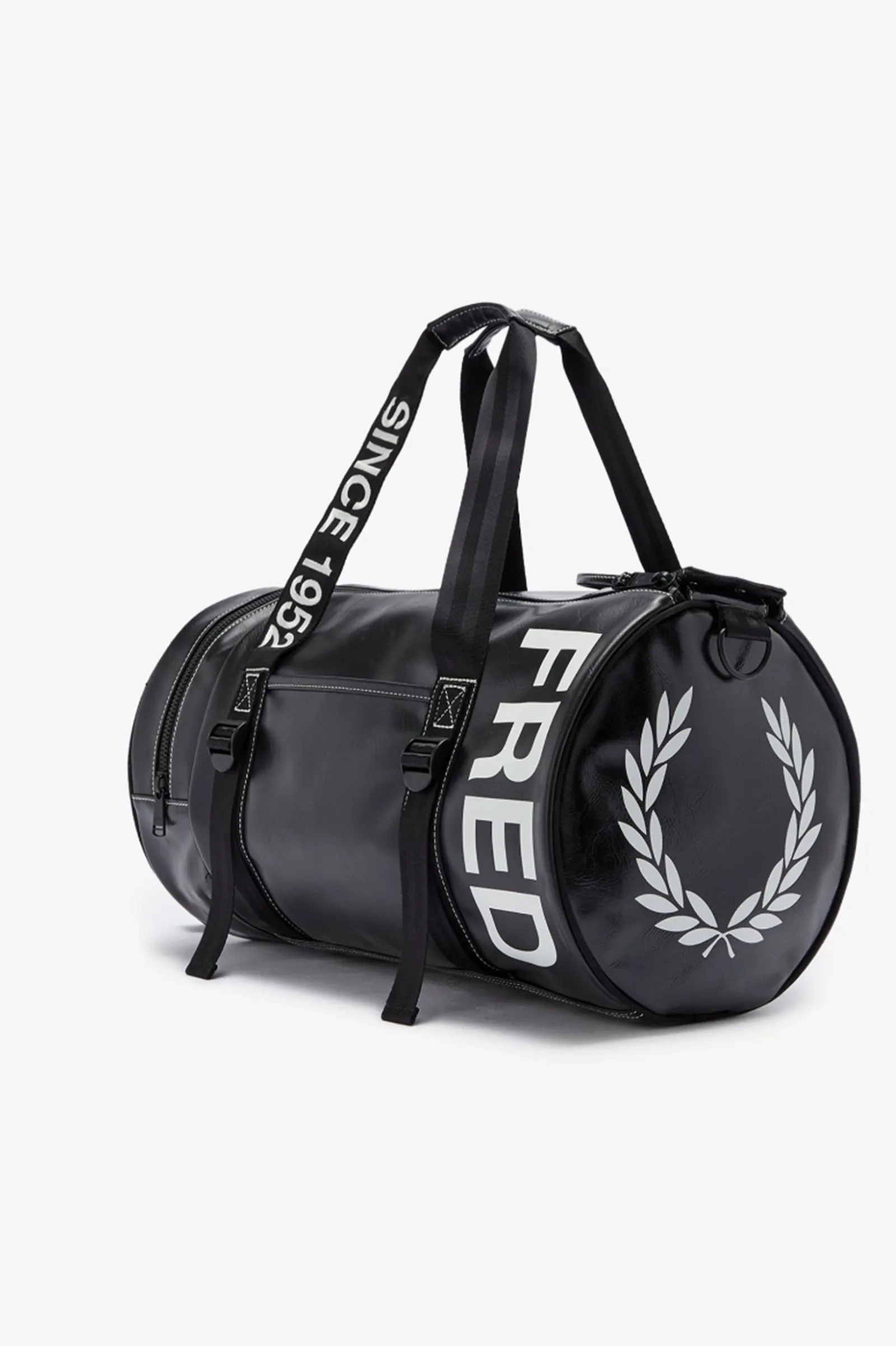 LAUREL WREATH BARREL BRANDED BAG