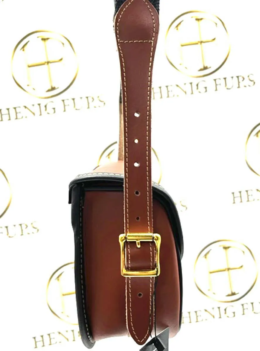 Leather Gun Case with Shell Carrying Bag