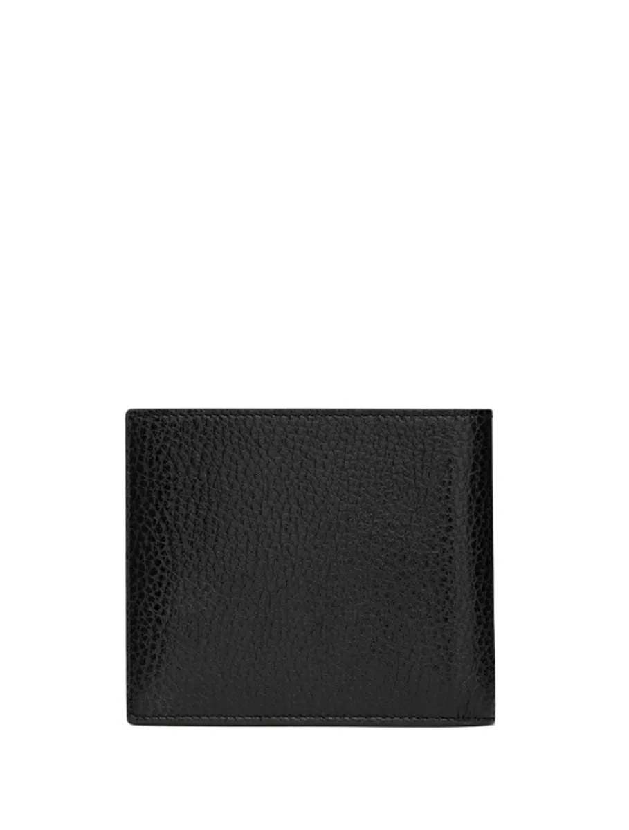 LOGO-PLAQUE LEATHER WALLET