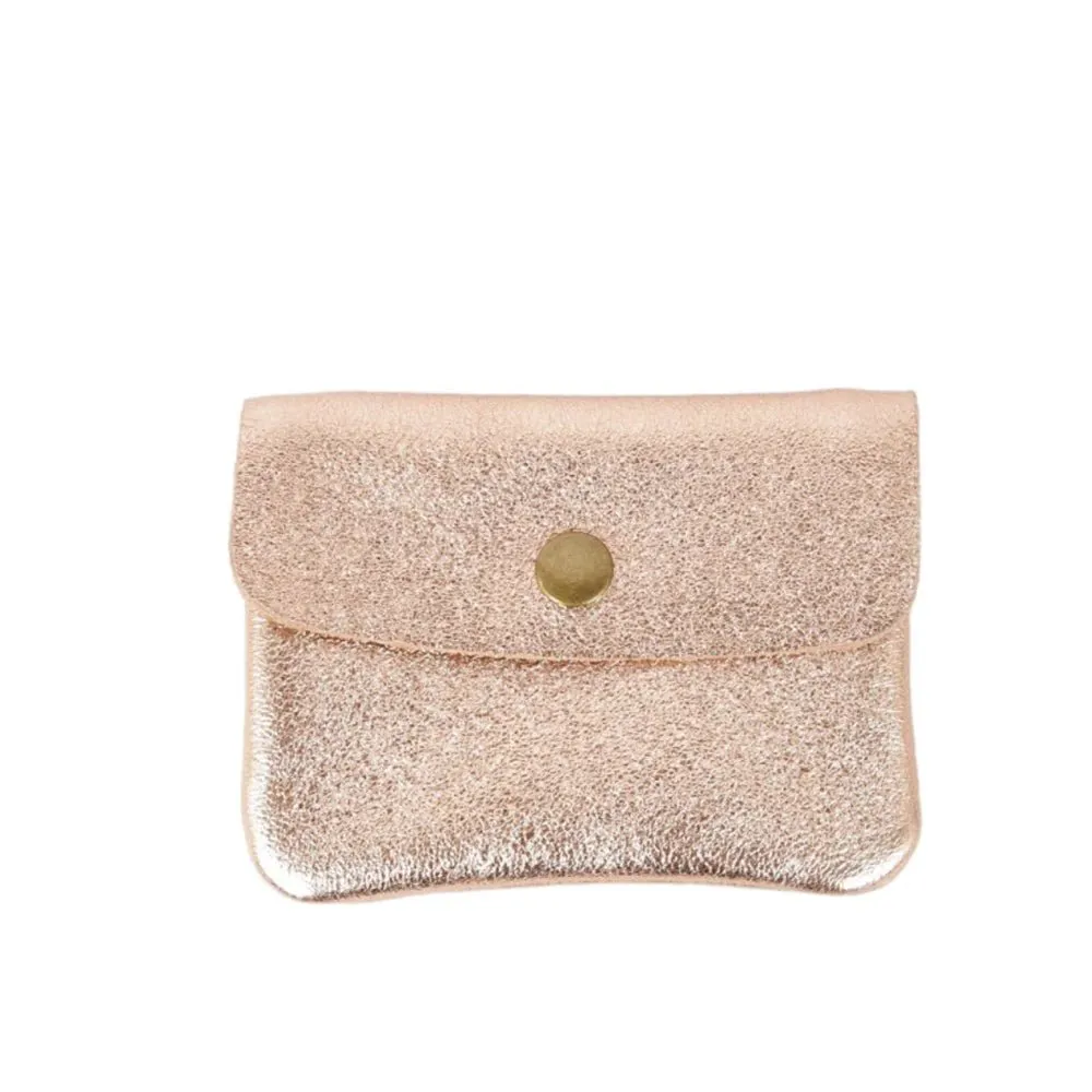 Maison Fanli | Coin Purse - Metallic Rose