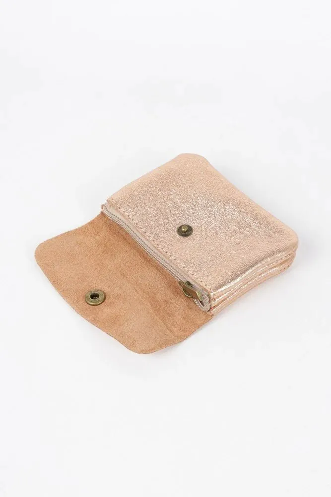 Maison Fanli | Coin Purse - Metallic Rose