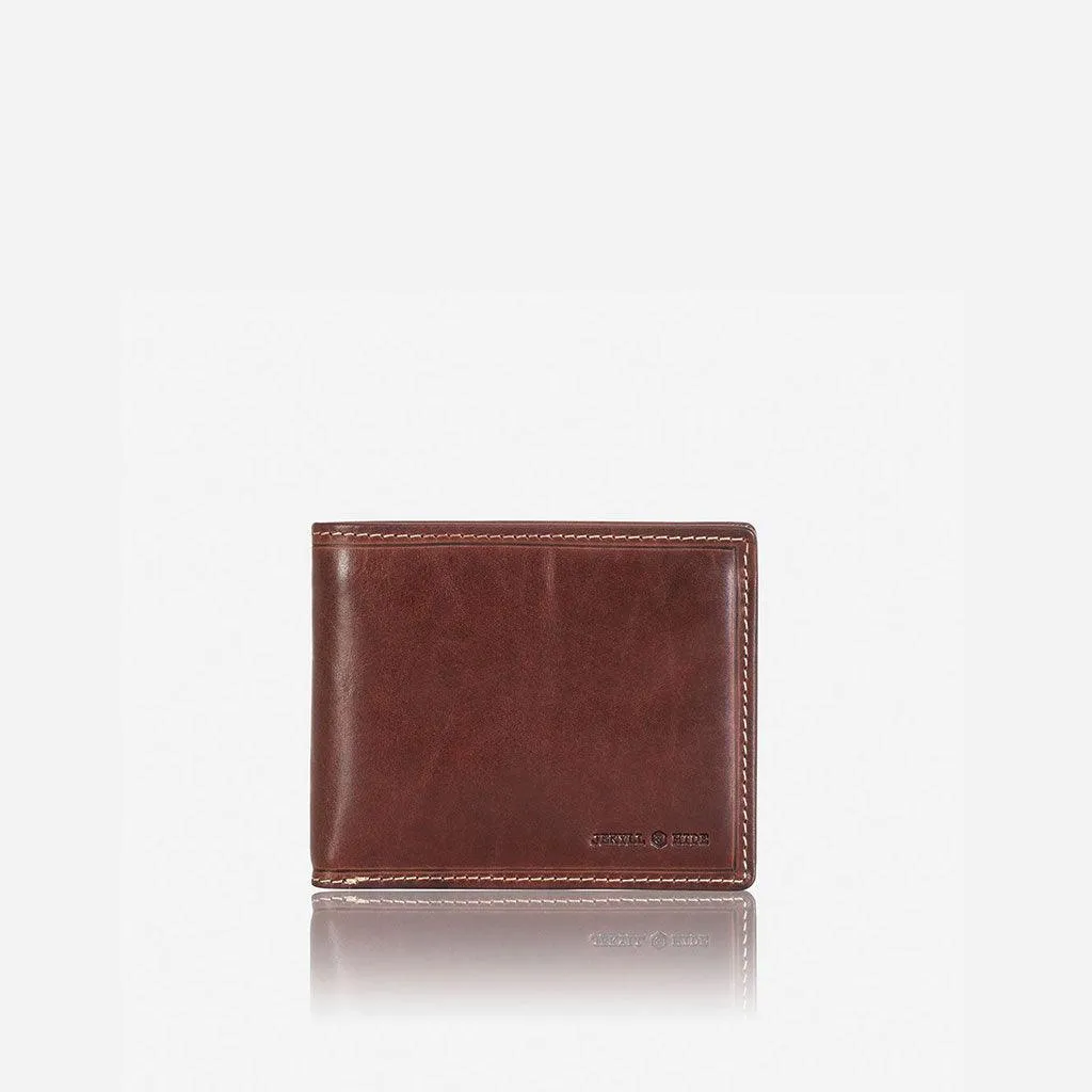 Medium Bifold Wallet With Coin, Coffee