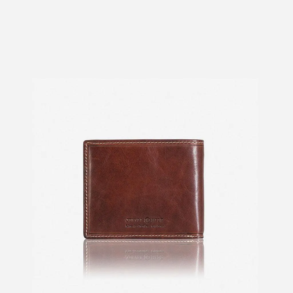 Medium Bifold Wallet With Coin, Coffee