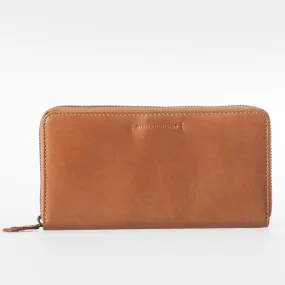 Melon Leather Wallet in Cognac