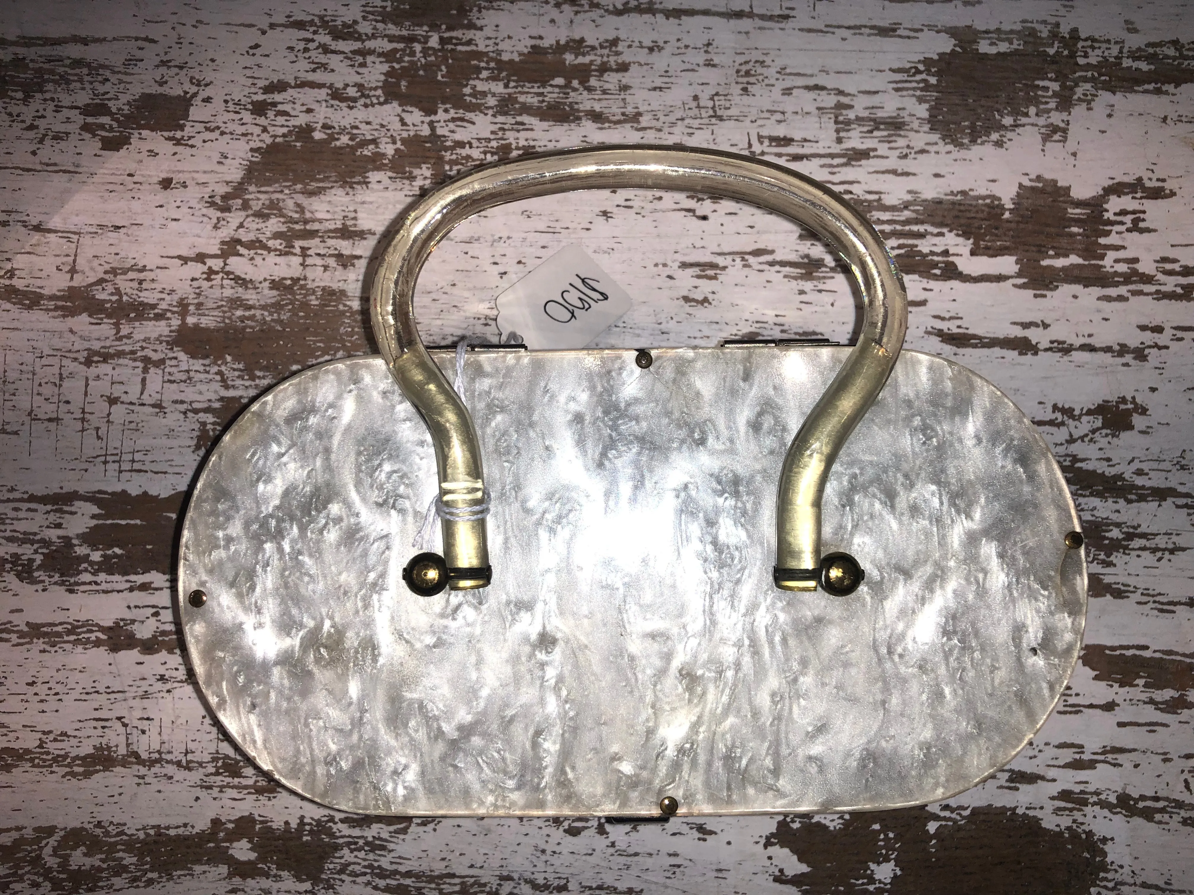 Metal and Lucile Oval Purse 1950s