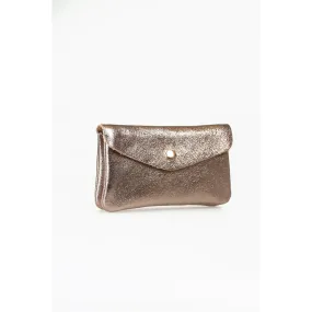 Metallic Gold Leather Purse