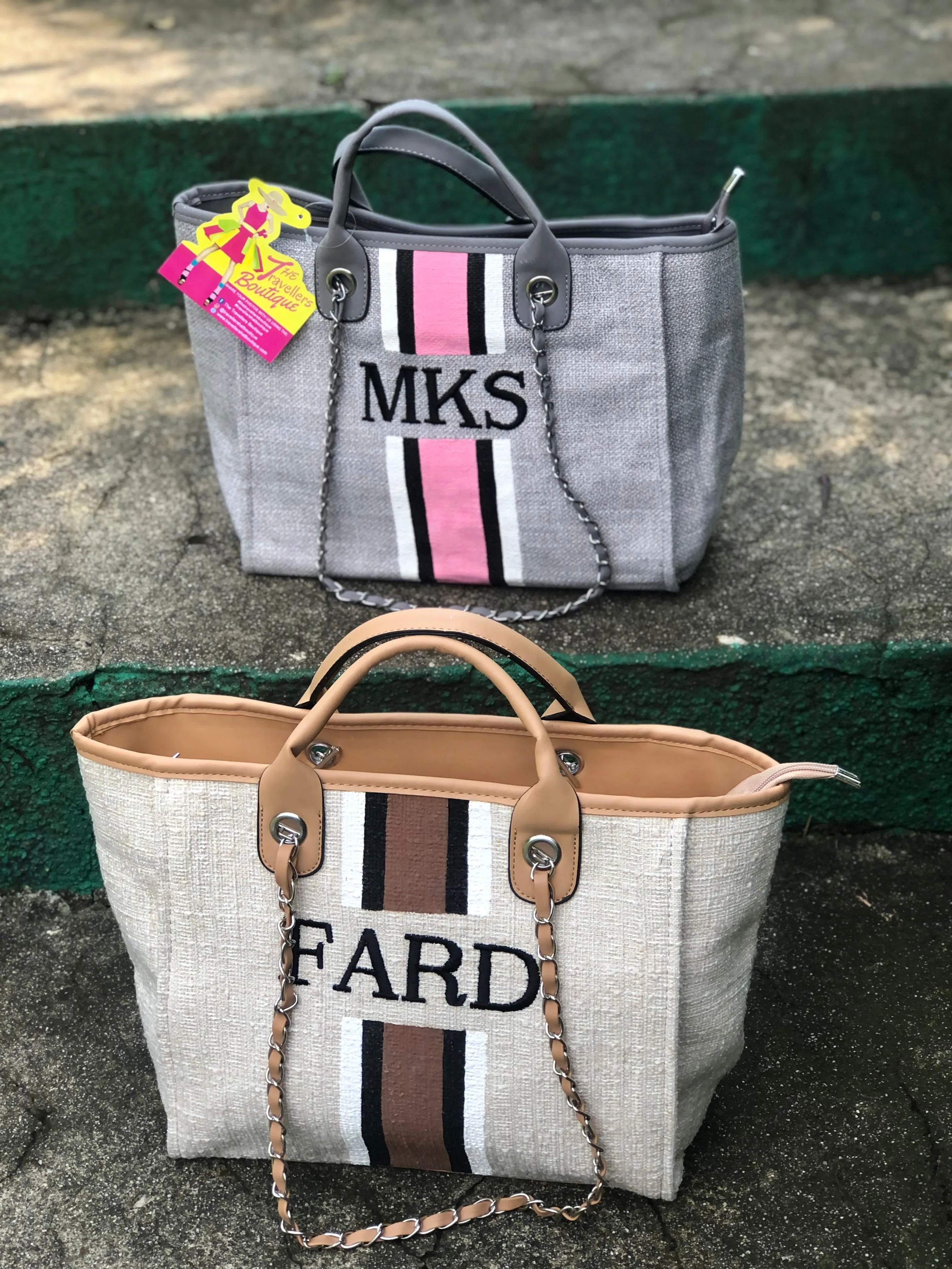 Monogram Canvas Bag - Design Your Own