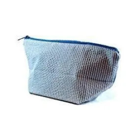 MSC Seersucker Cosmetic Bag - Blue/White