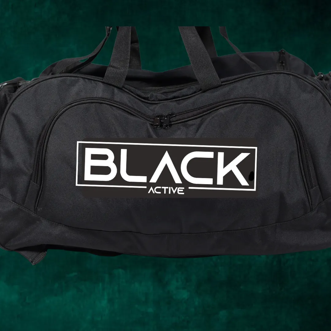 New Black Active Gym Bag