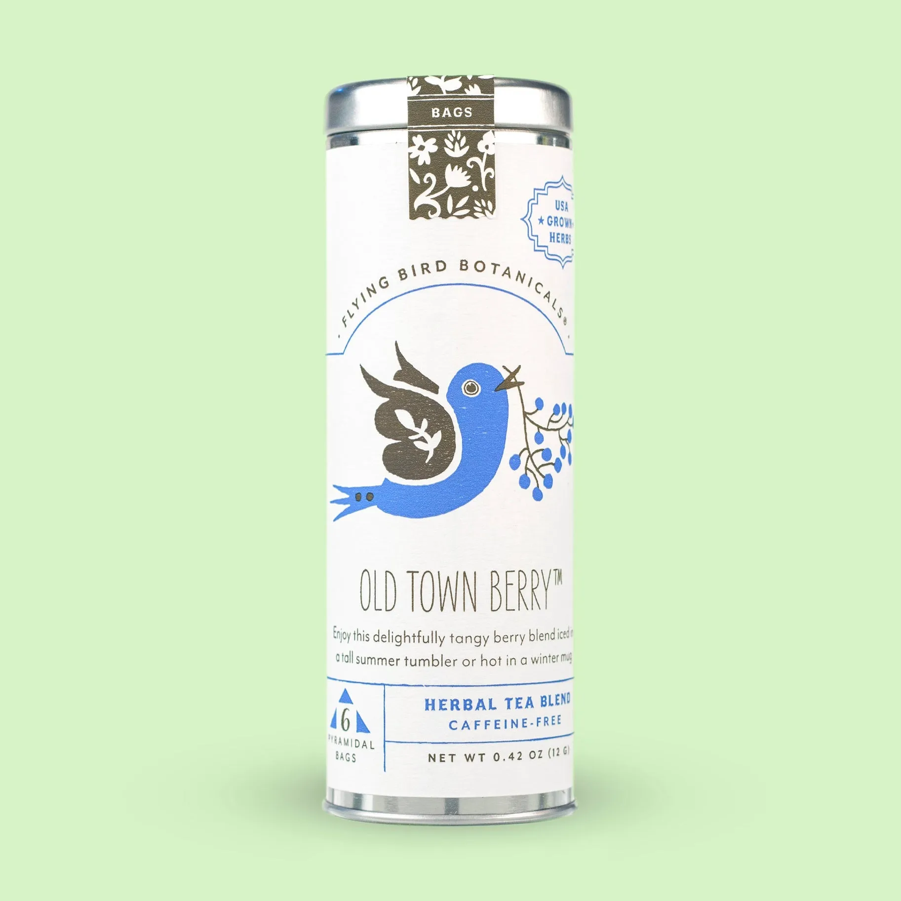 Old Town Berry Tea 6 Bag Tin