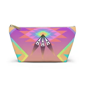 Pastels and Feathers Accessory Bag