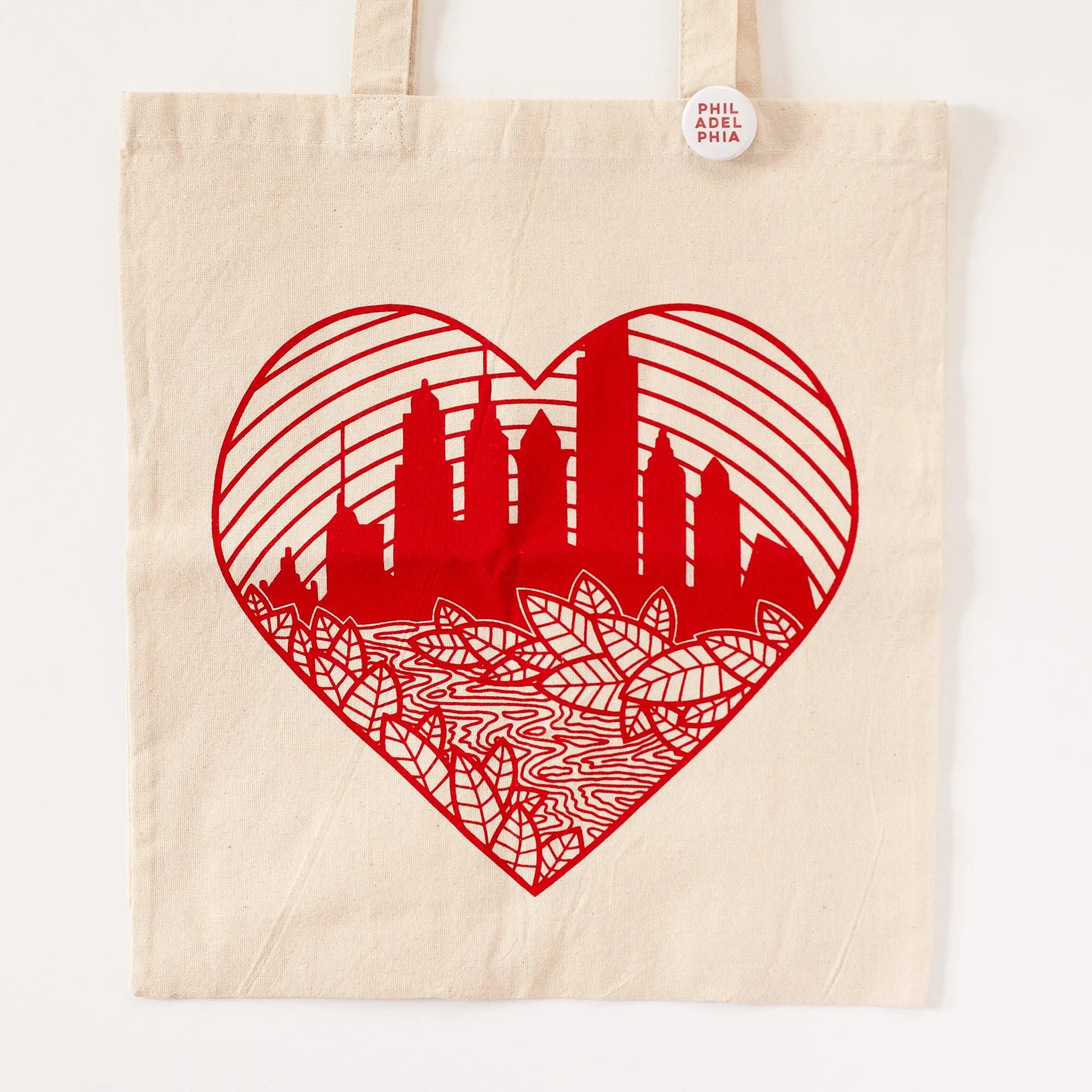 Philadelphia skyline tote bag, philadelphia souvenir, philly gift idea, Why I love Philly