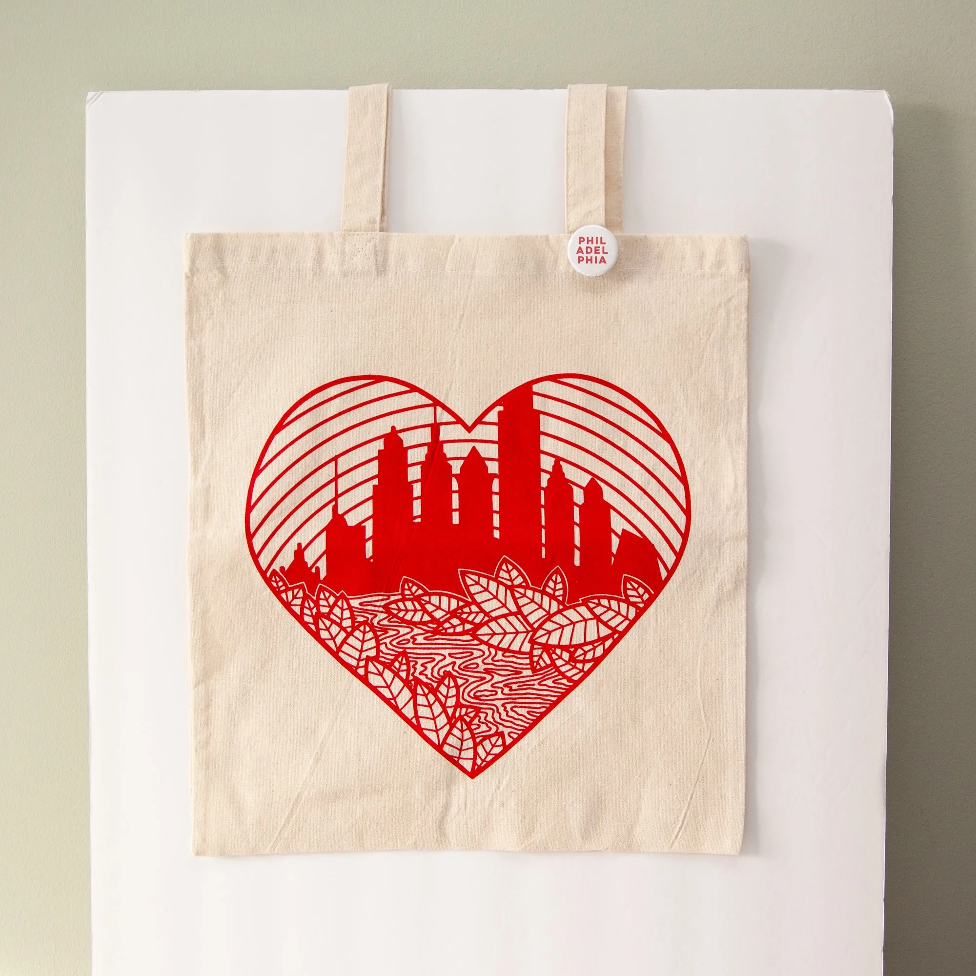 Philadelphia skyline tote bag, philadelphia souvenir, philly gift idea, Why I love Philly