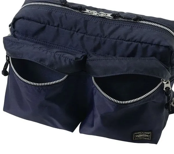 Porter Yoshida FORCE Shoulder Bag (S) Navy