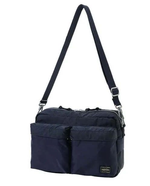 Porter Yoshida FORCE Shoulder Bag (S) Navy