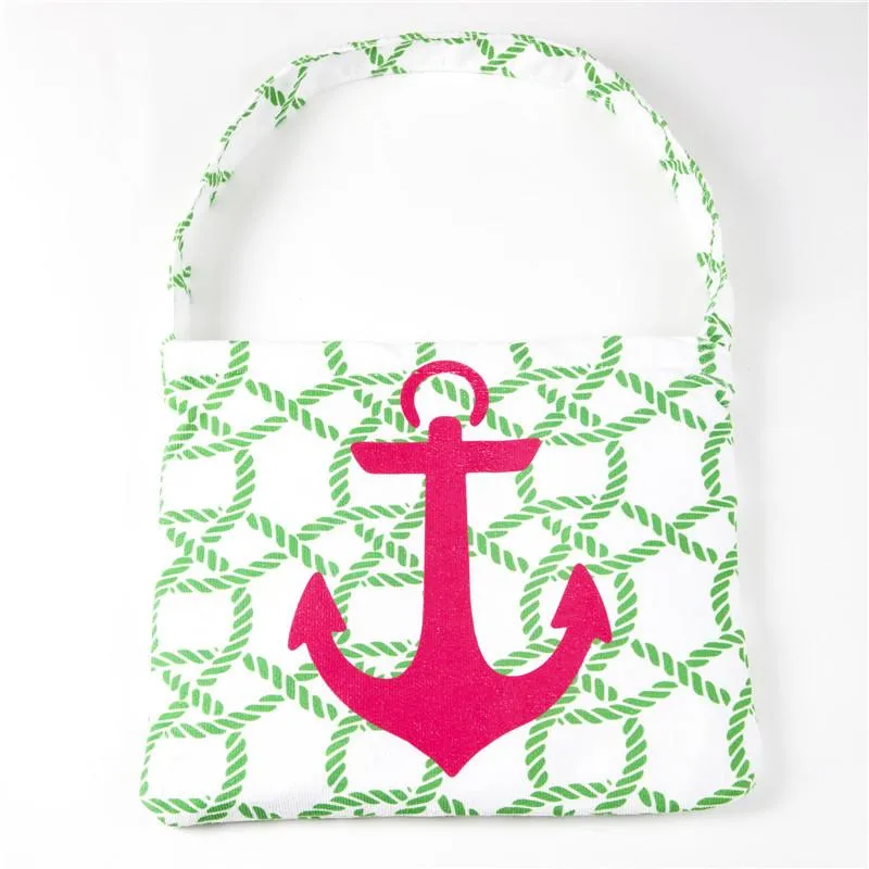 "Lets Anchor Down" Convertible Beach Towel   Tote Bag