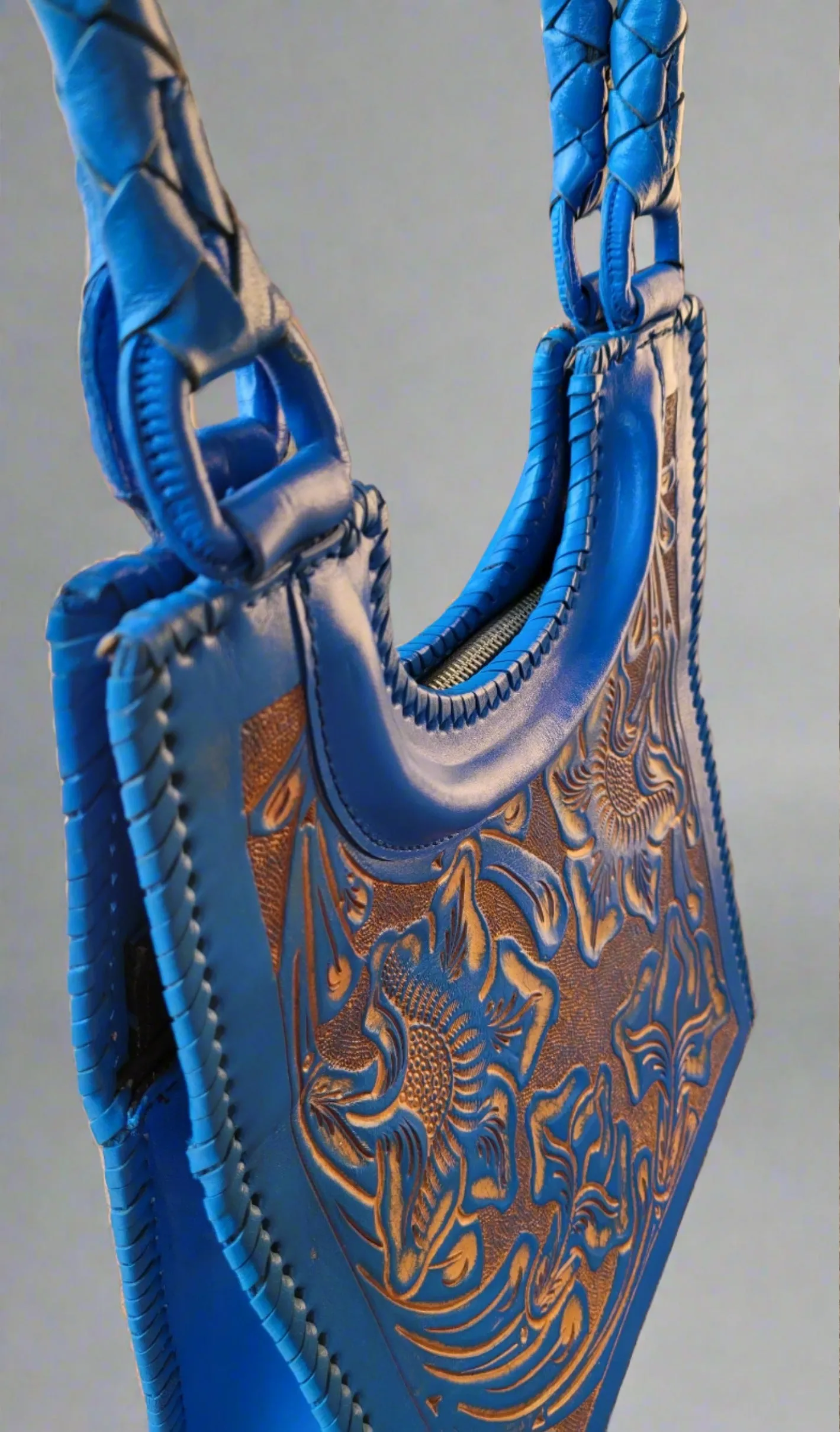 Rosa tooled leather purse