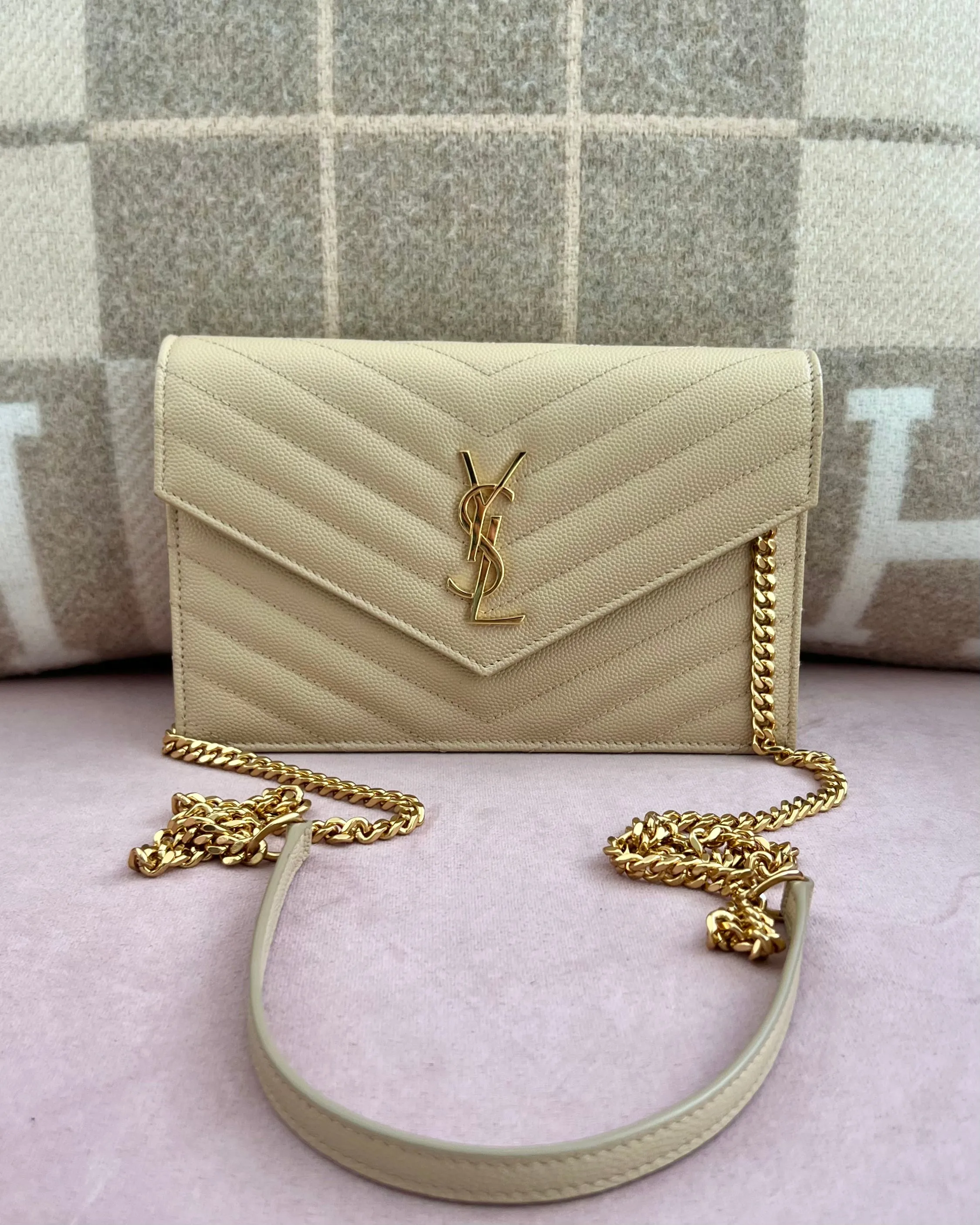 Saint Laurent Cassandre Envelope WOC Bag