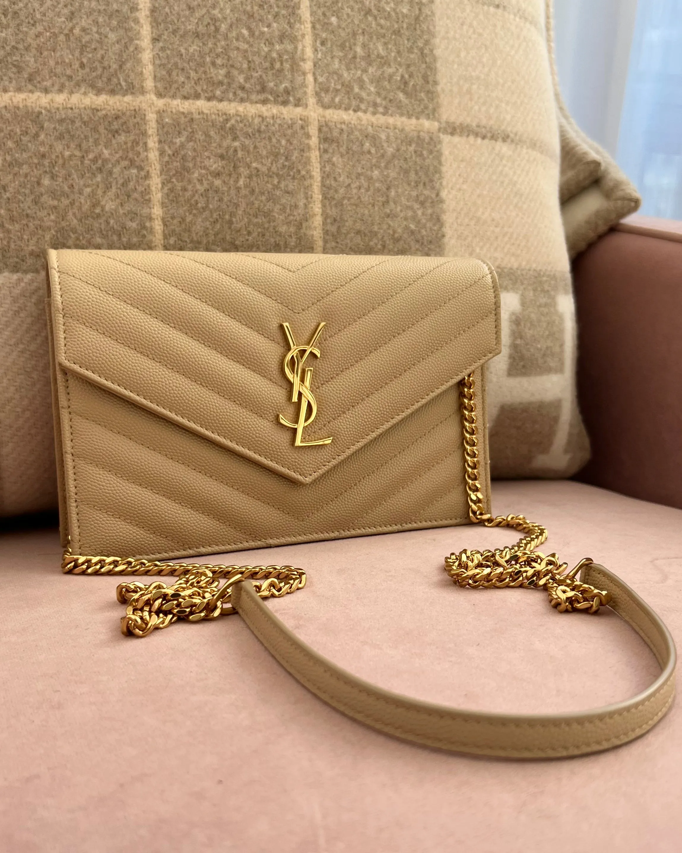 Saint Laurent Cassandre Envelope WOC Bag