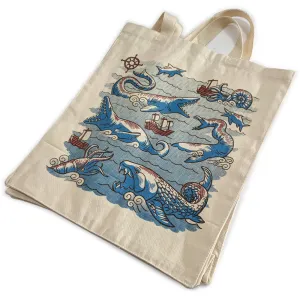 Sea Monsters Tote