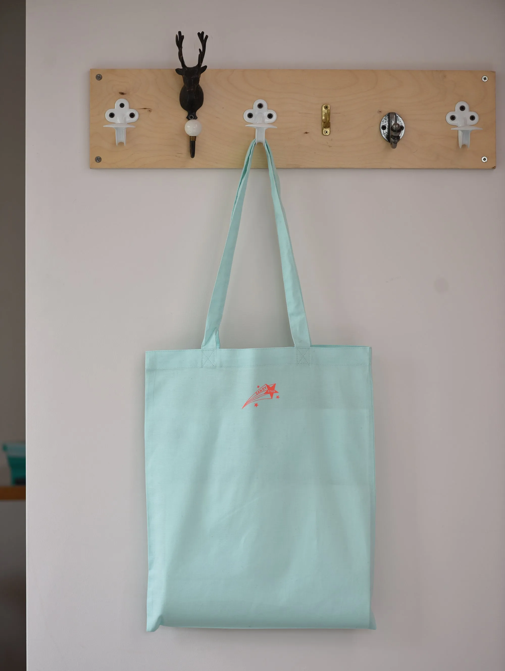 SHOP LOCAL BAG MINT GREEN