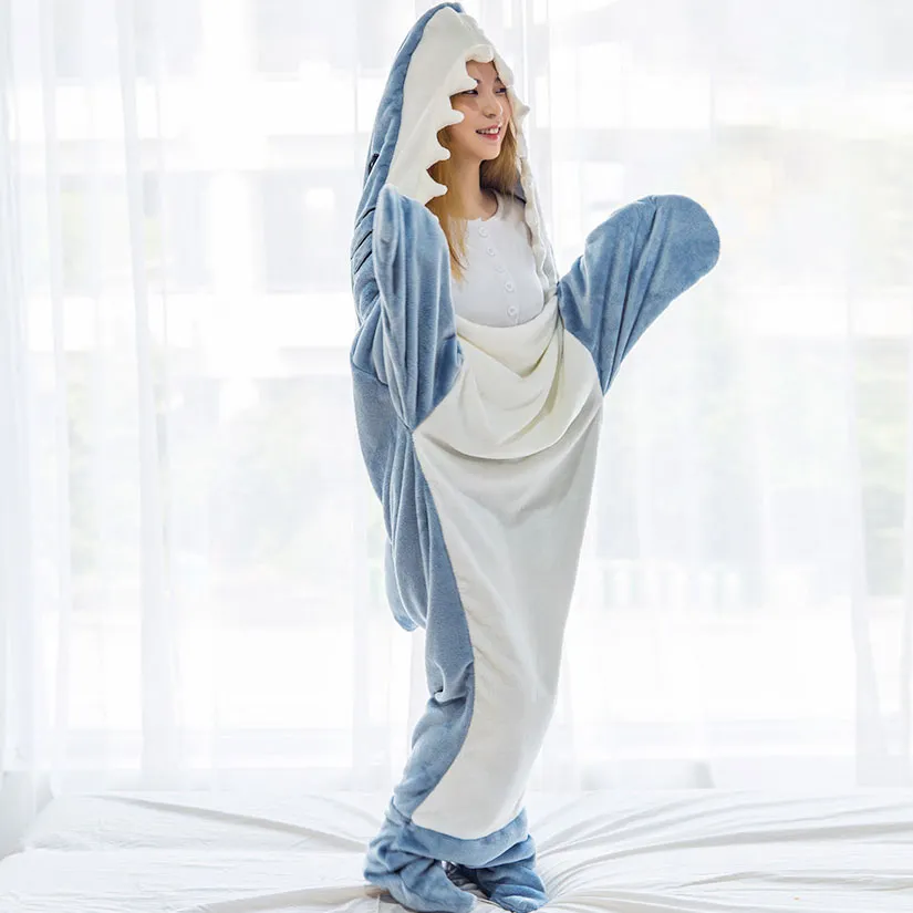 Snuggle Shark Sleeping Bag & Blanket