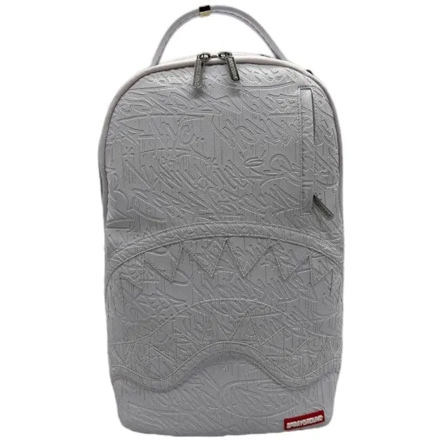 Sprayground White Scribble Backpack