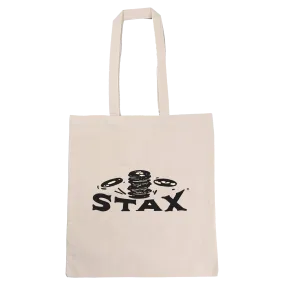 Stax "Falling Records" Logo Canvas Tote Bag