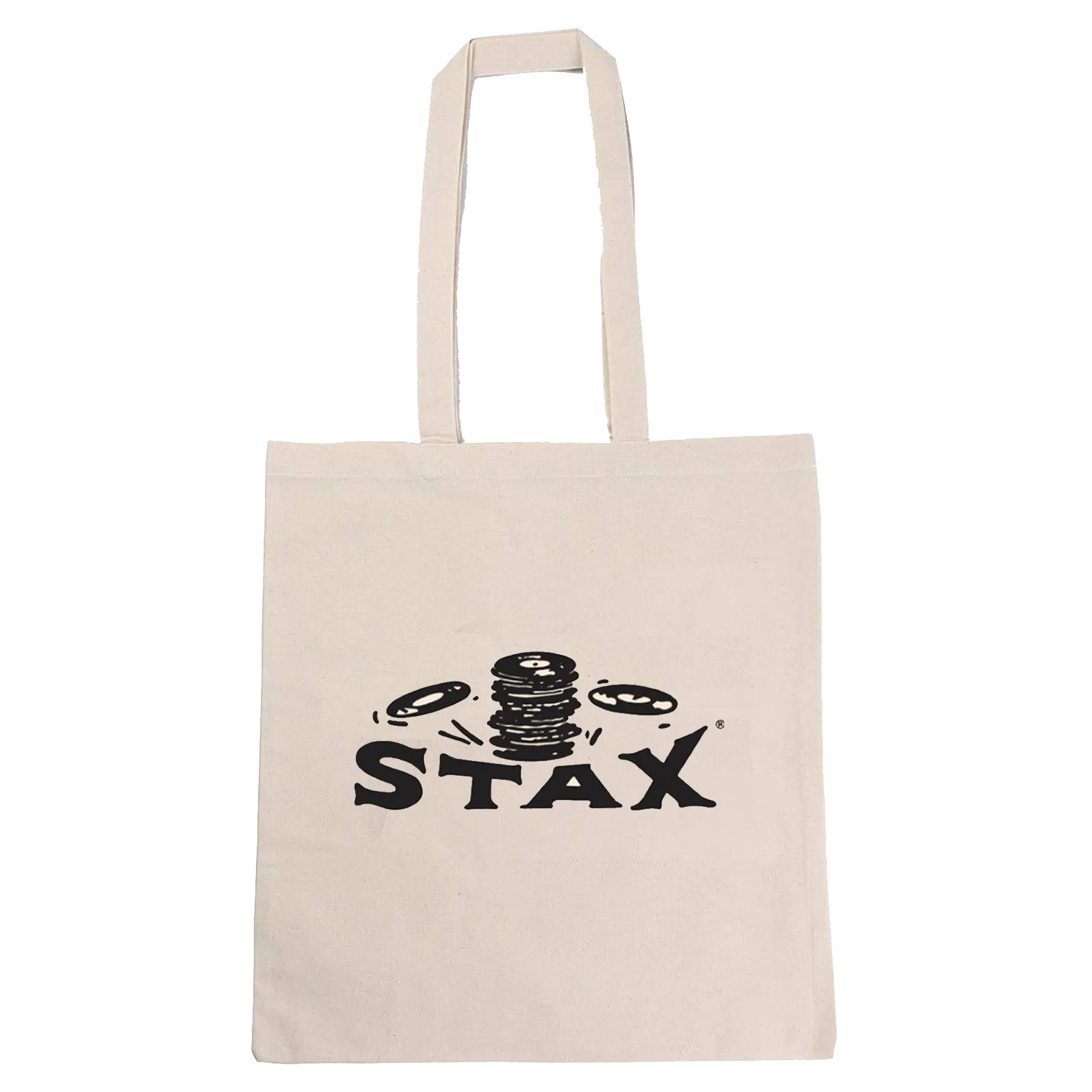 Stax "Falling Records" Logo Canvas Tote Bag