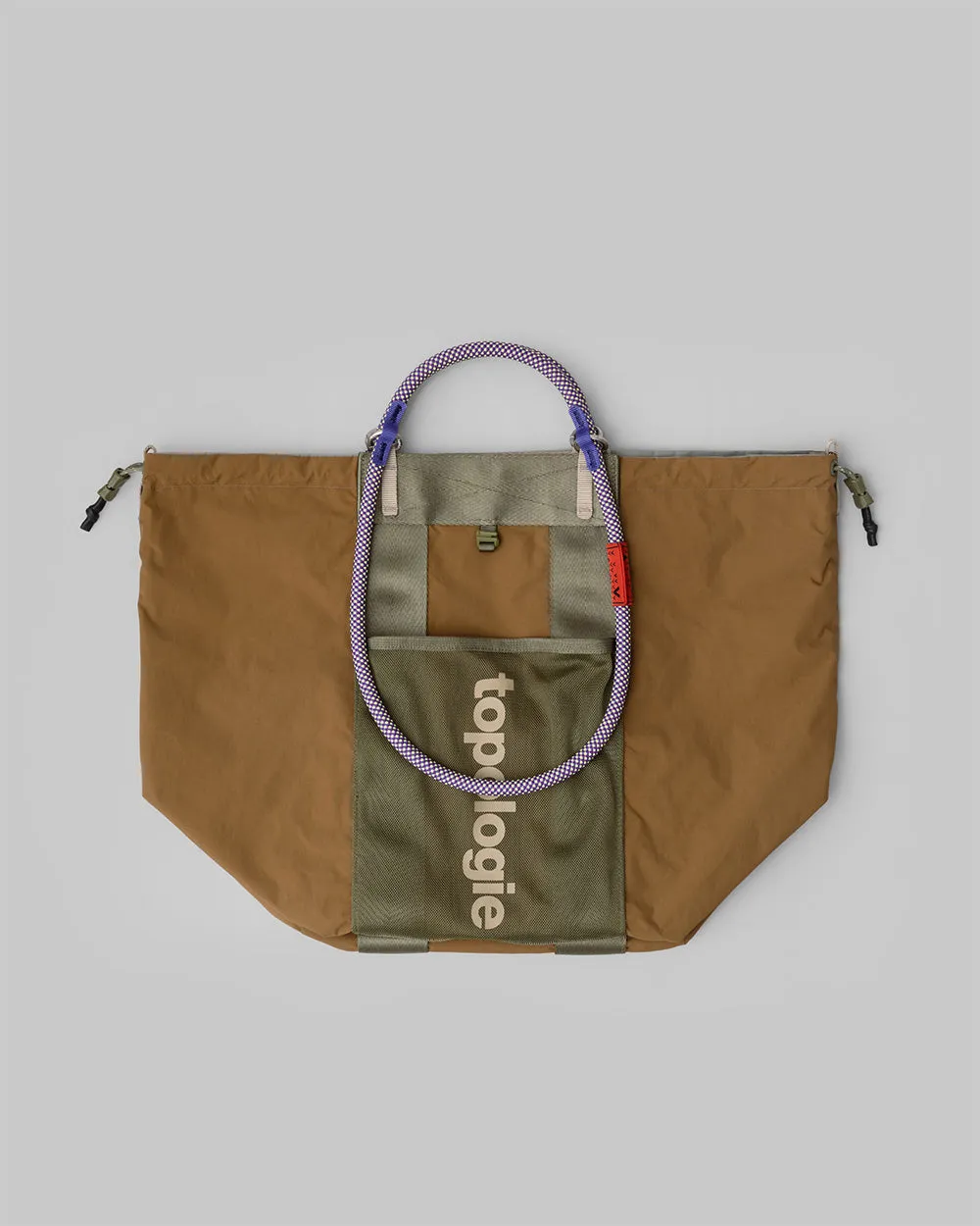 Summit Tote Medium / Moss / Copper (Tech Sateen) / 10mm Rope Loop / Cyber Lattice