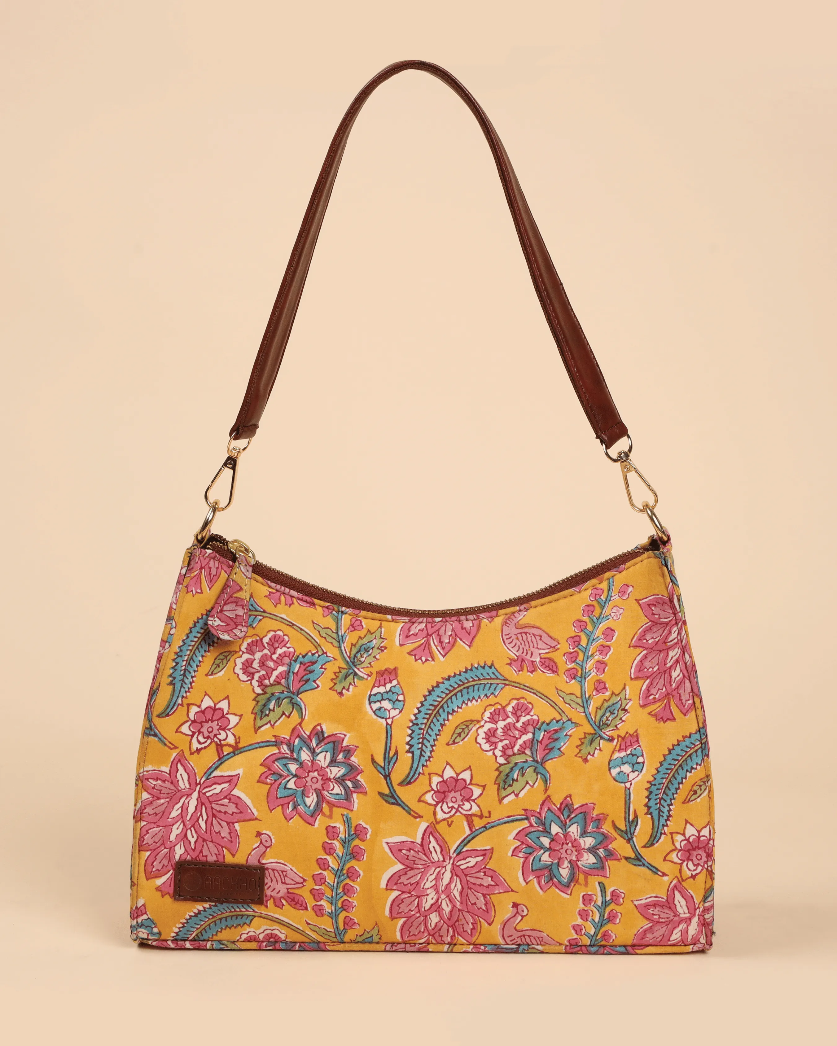 Sunlit Petals Baguette Bag