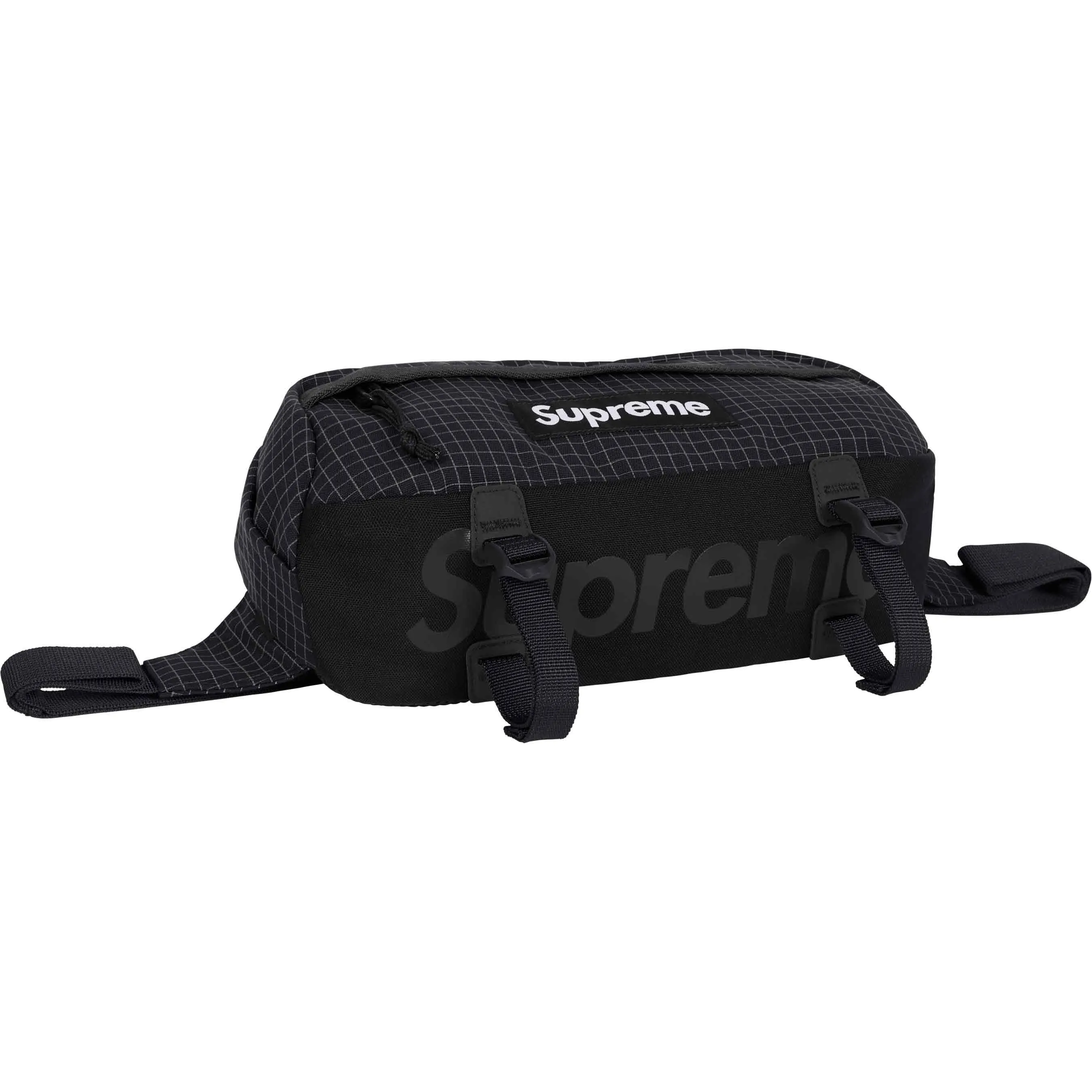 Supreme Reflective Waist Bag Black