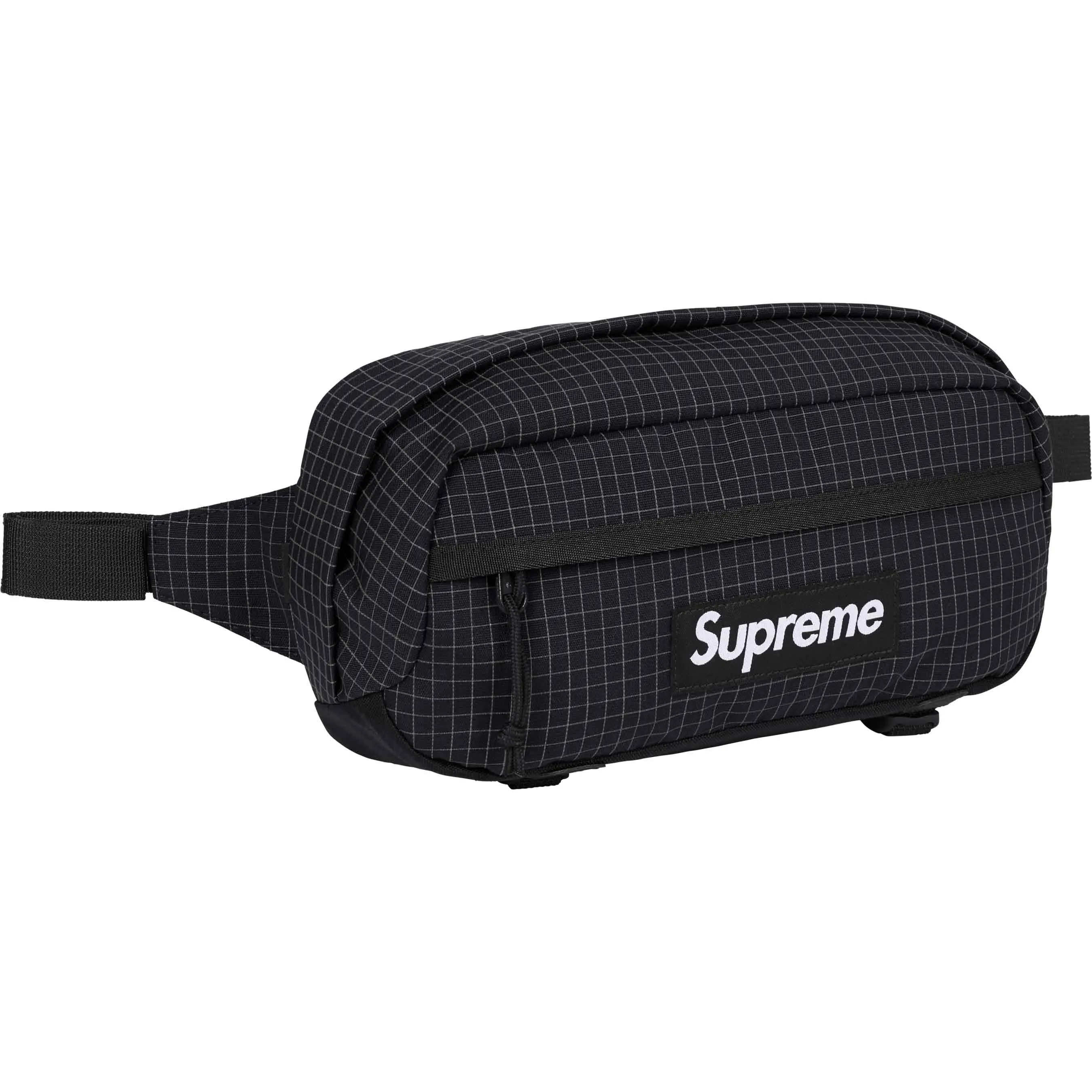 Supreme Reflective Waist Bag Black