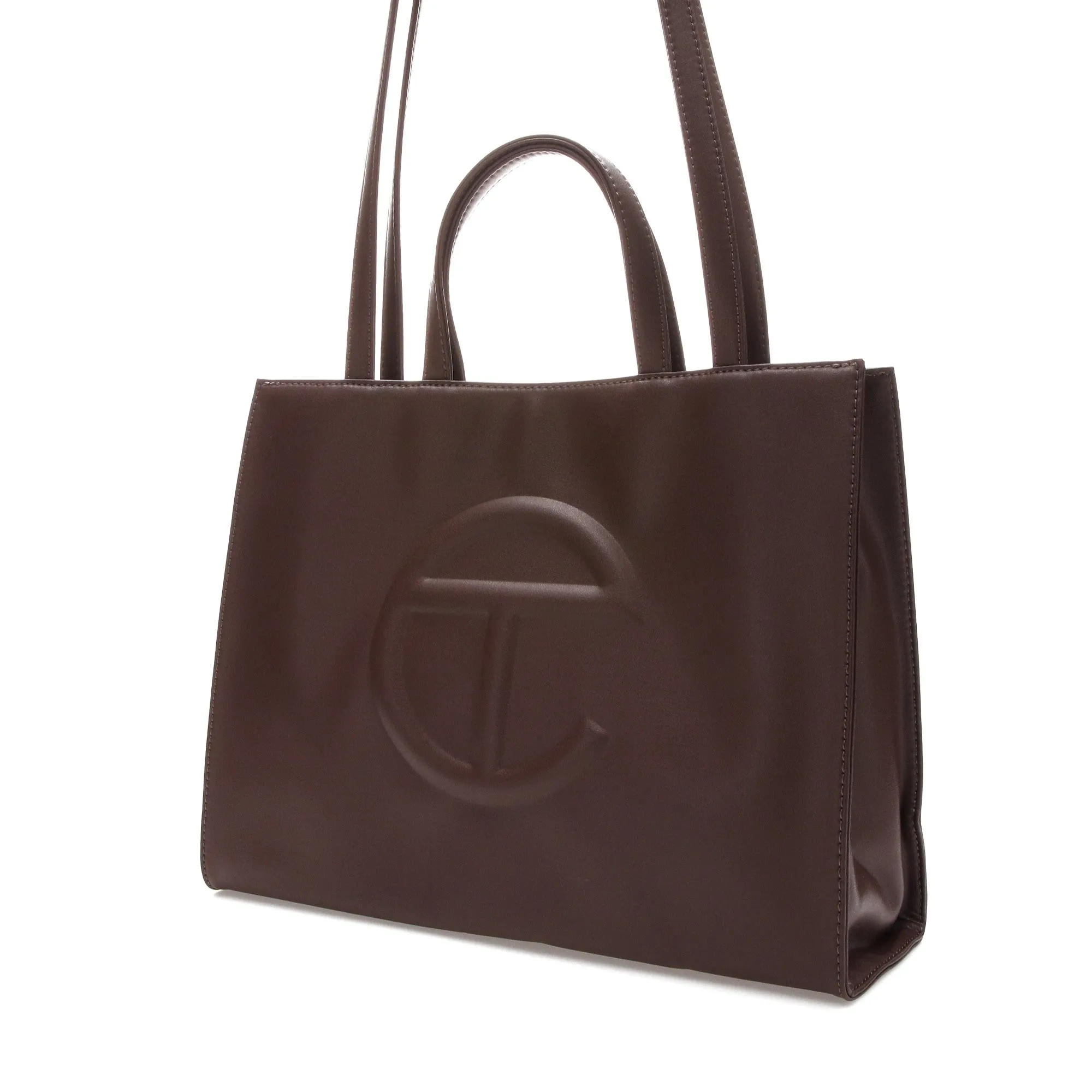 Telfar Shopping Bag Medium Chocolate