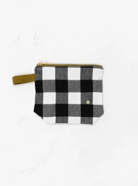 Toiletry Bag PM Black & White Caviar Check