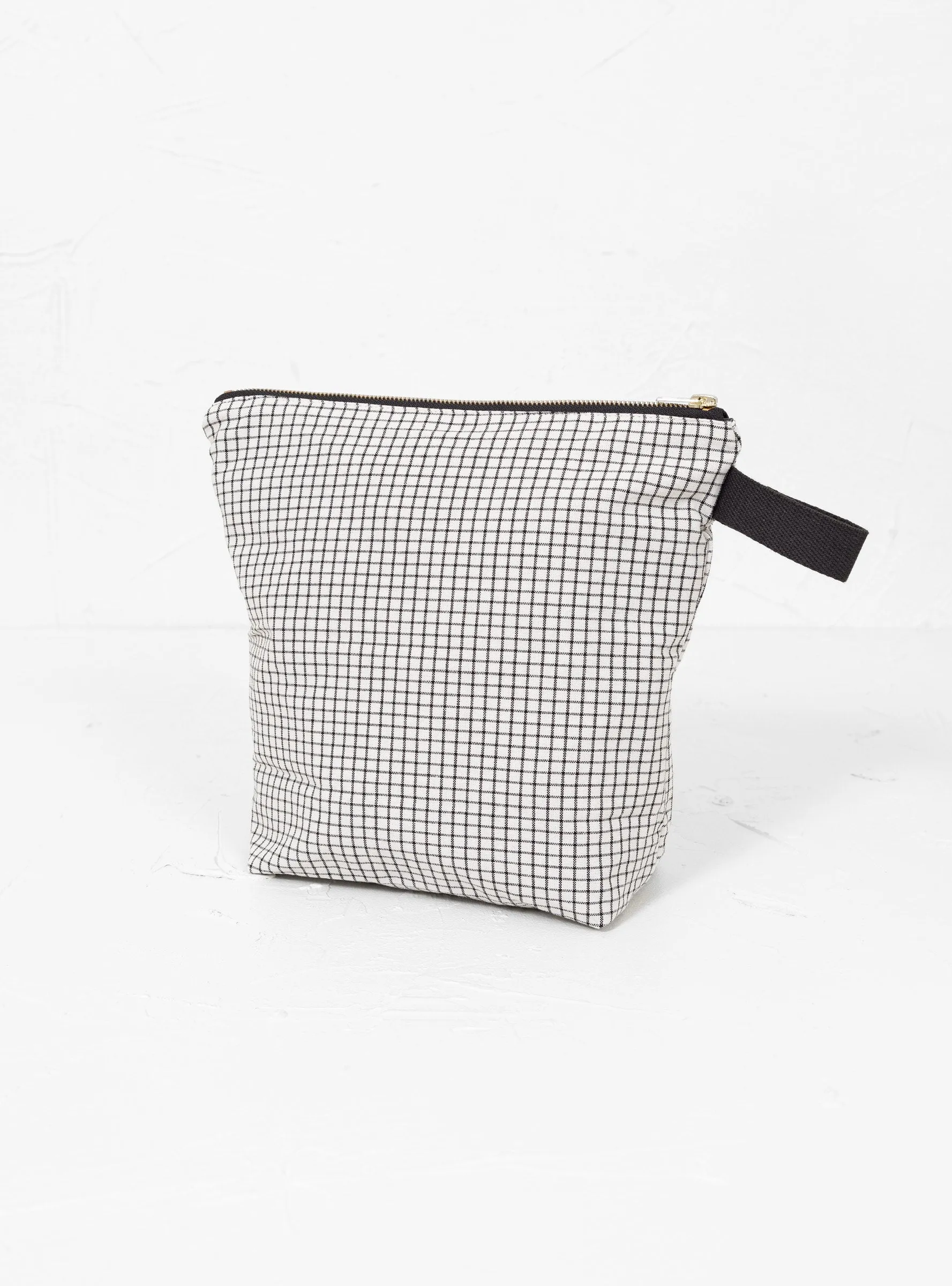 Toiletry Bag PM Black & White Check