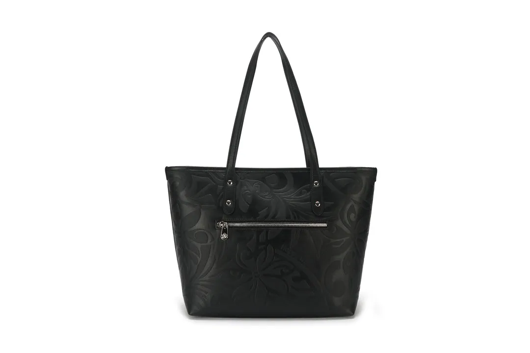 Tote Lianne Tiare Infinity Embossed Black