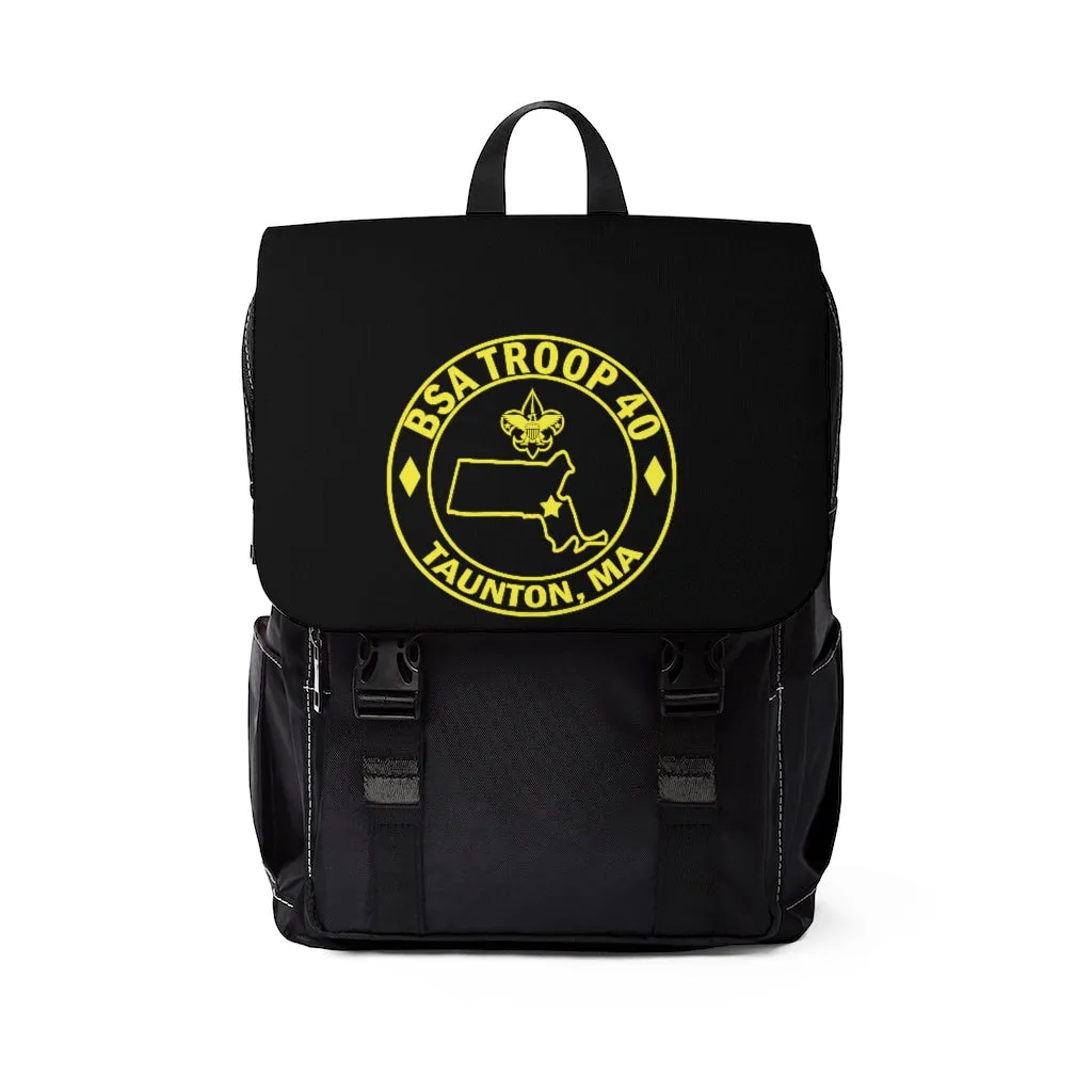 Troop 40, Unisex Casual Shoulder Backpack