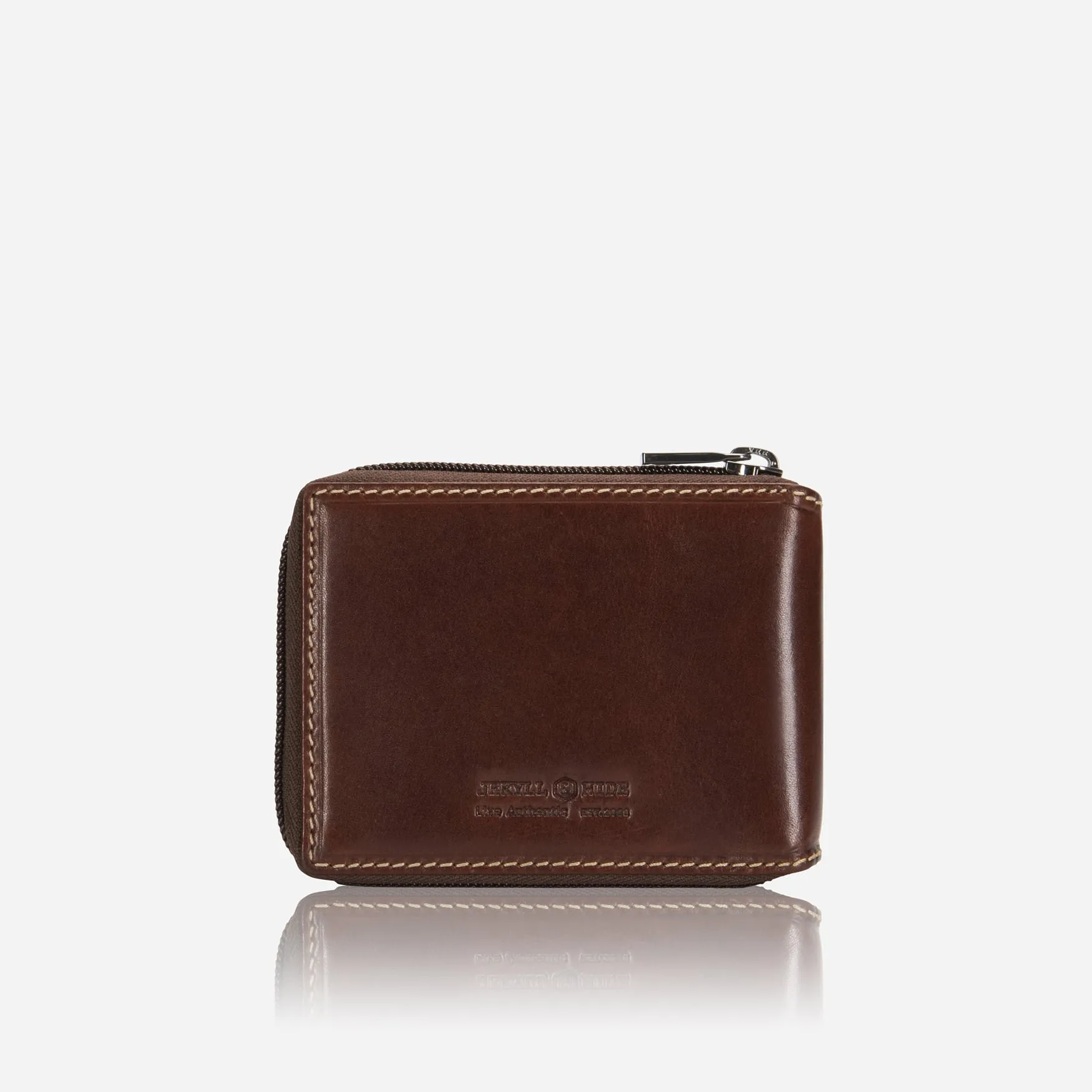 Zip Around Coin Wallet, Mocha